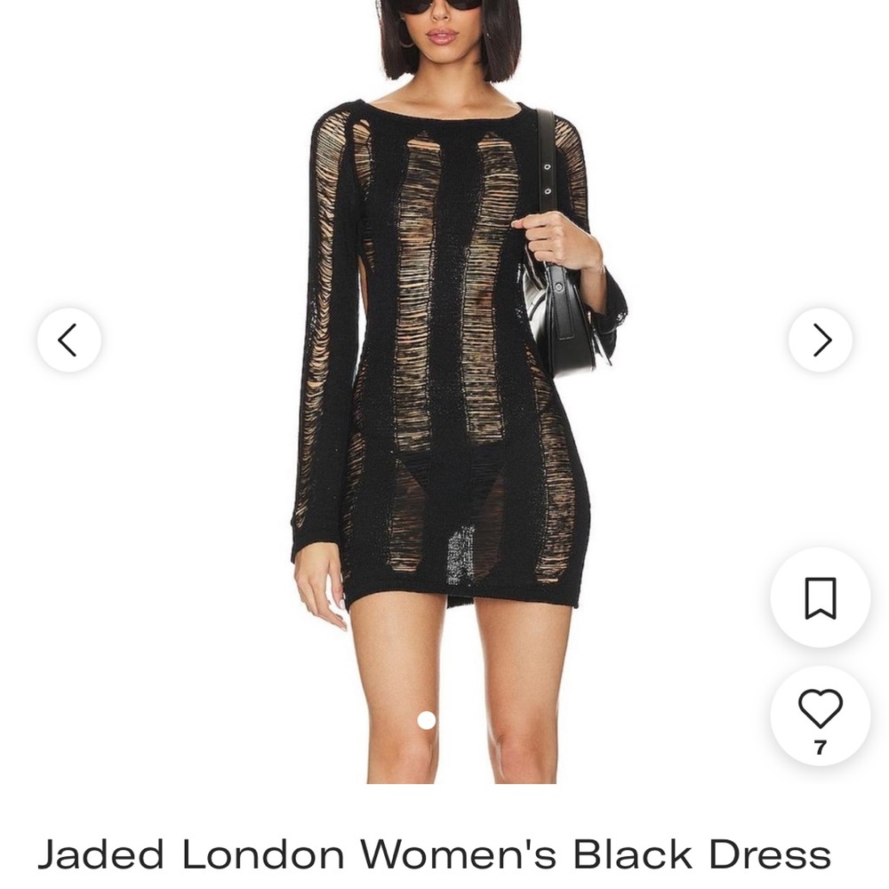 Jaded London Women's Black Dress